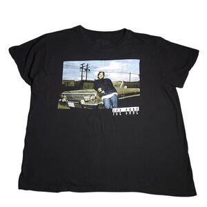 Ice Cube Black Album Cover Vintage Tee Short XL